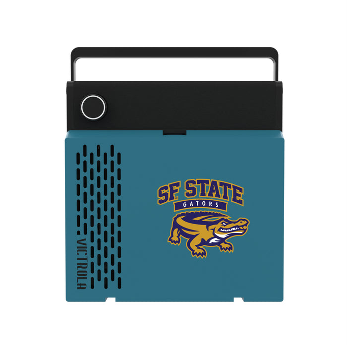 Victrola RevGo Record Player and Bluetooth Speaker with San Francisco State U Gators Primary Logo