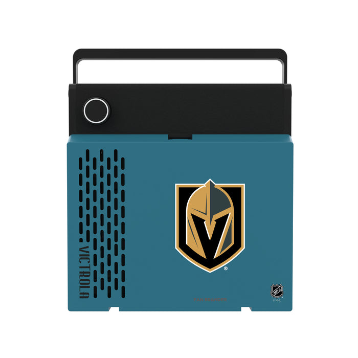 Victrola RevGo Record Player and Bluetooth Speaker with Vegas Golden Knights Primary Logo