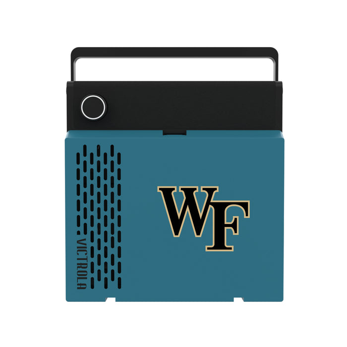 Victrola RevGo Record Player and Bluetooth Speaker with Wake Forest Demon Deacons Primary Logo