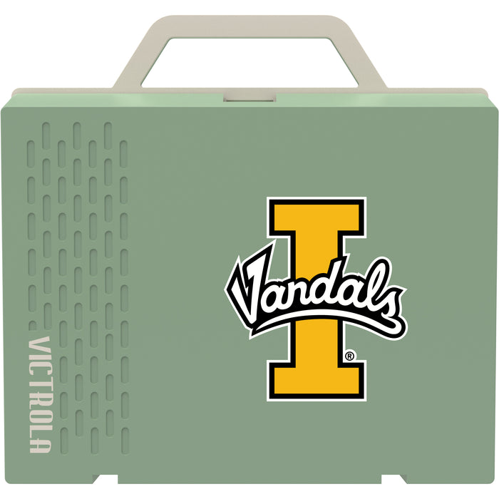 Victrola Re-Spin Sustainable Bluetooth Suitcase Record Player with Idaho Vandals Primary Logo