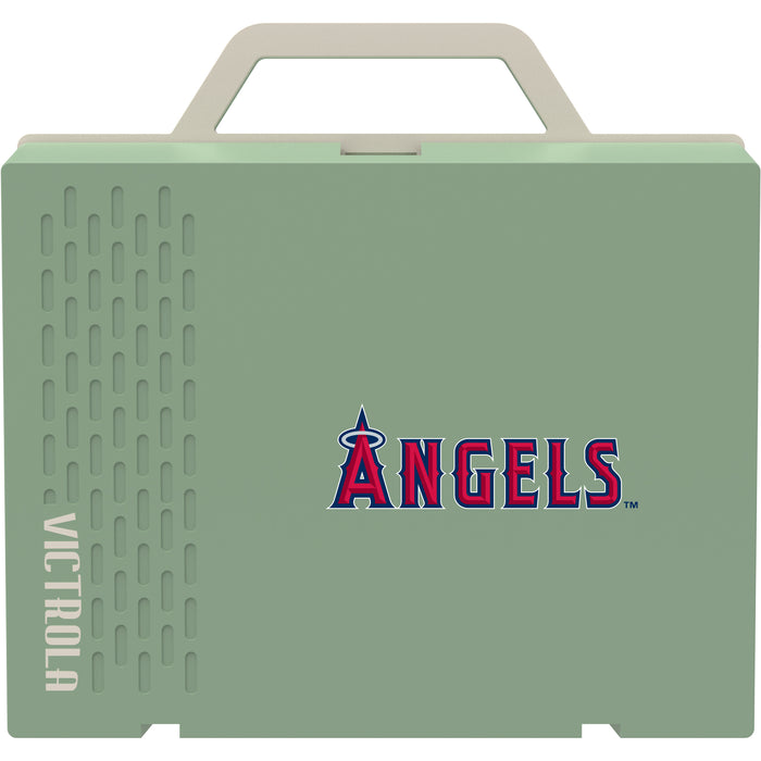 Victrola Re-Spin Sustainable Bluetooth Suitcase Record Player with Los Angeles Angels Secondary Logo