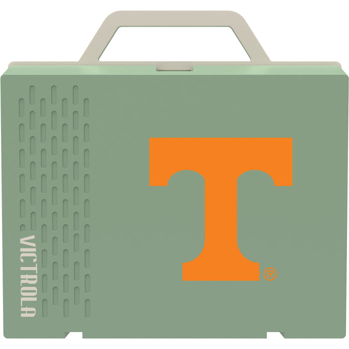 Victrola Re-Spin Sustainable Bluetooth Suitcase Record Player with Tennessee Vols Primary Logo