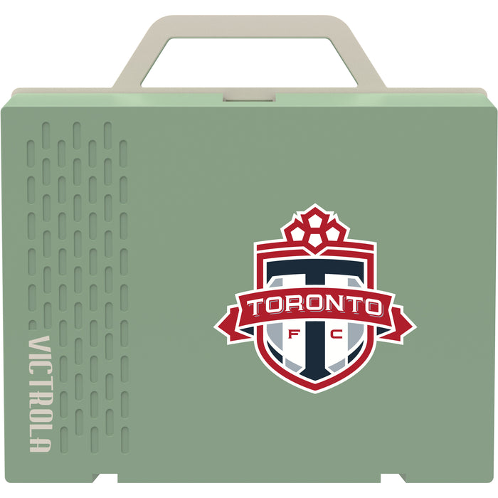 Victrola Re-Spin Sustainable Bluetooth Suitcase Record Player with Toronto FC Primary Logo