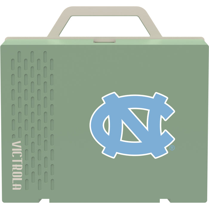 Victrola Re-Spin Sustainable Bluetooth Suitcase Record Player with UNC Tar Heels Primary Logo