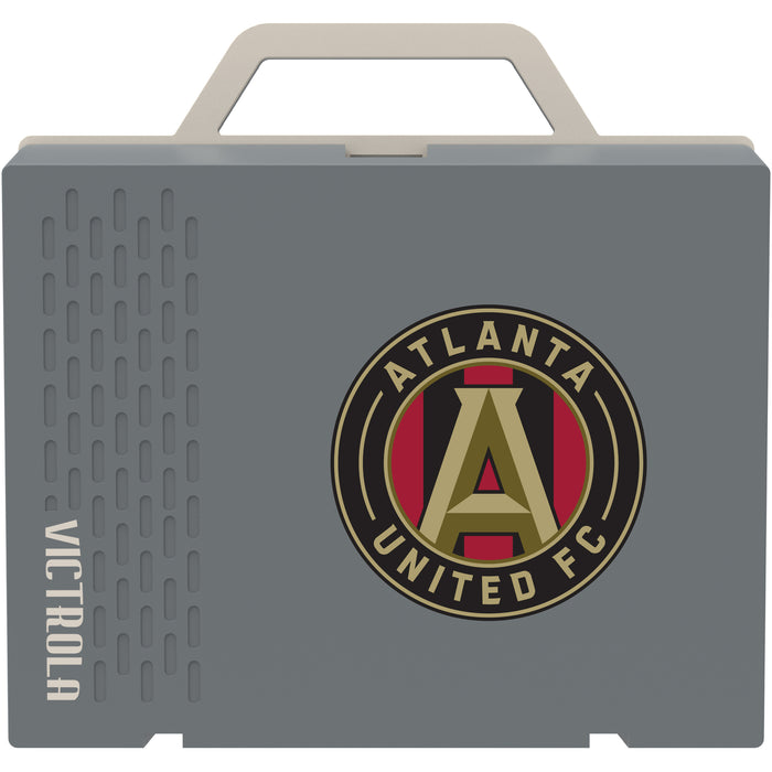 Victrola Re-Spin Sustainable Bluetooth Suitcase Record Player with Atlanta United FC Primary Logo