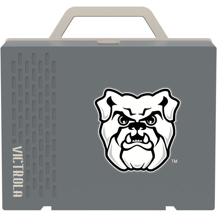 Victrola Re-Spin Sustainable Bluetooth Suitcase Record Player with Butler Bulldogs Primary Logo