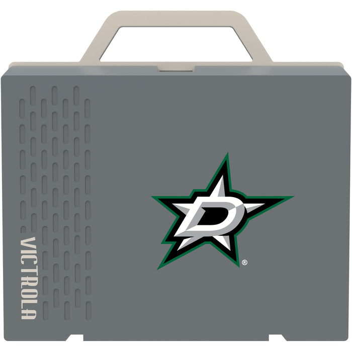 Victrola Re-Spin Sustainable Bluetooth Suitcase Record Player with Dallas Stars Primary Logo