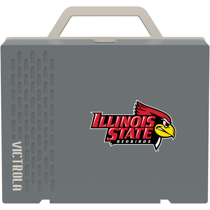 Victrola Re-Spin Sustainable Bluetooth Suitcase Record Player with Illinois State Redbirds Primary Logo