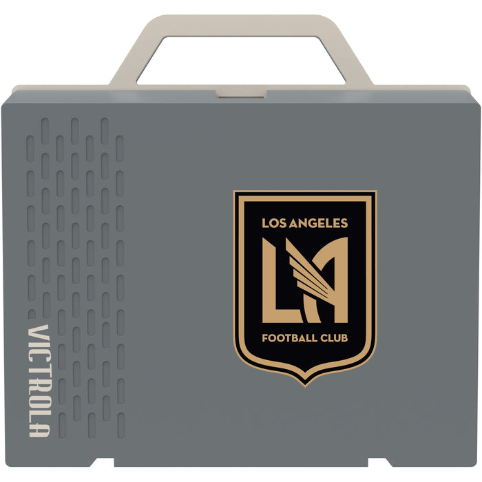 Victrola Re-Spin Sustainable Bluetooth Suitcase Record Player with LAFC Primary Logo