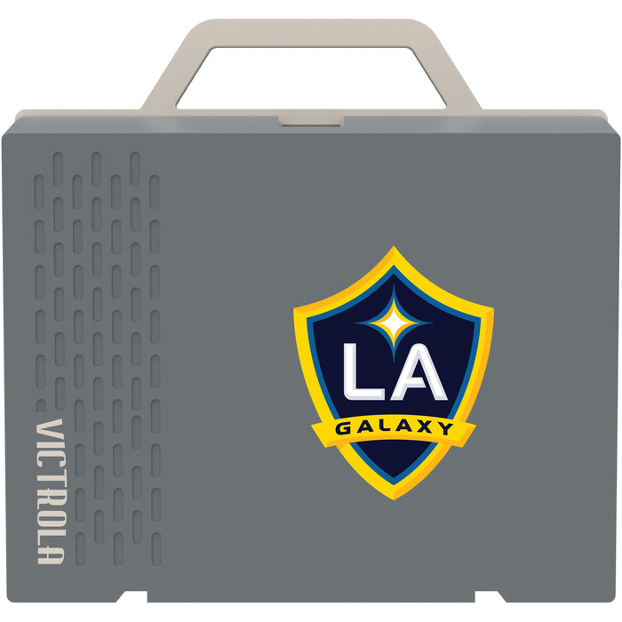 Victrola Re-Spin Sustainable Bluetooth Suitcase Record Player with LA Galaxy Primary Logo