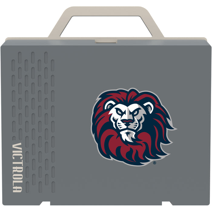 Victrola Re-Spin Sustainable Bluetooth Suitcase Record Player with Loyola Marymount University Lions Primary Logo