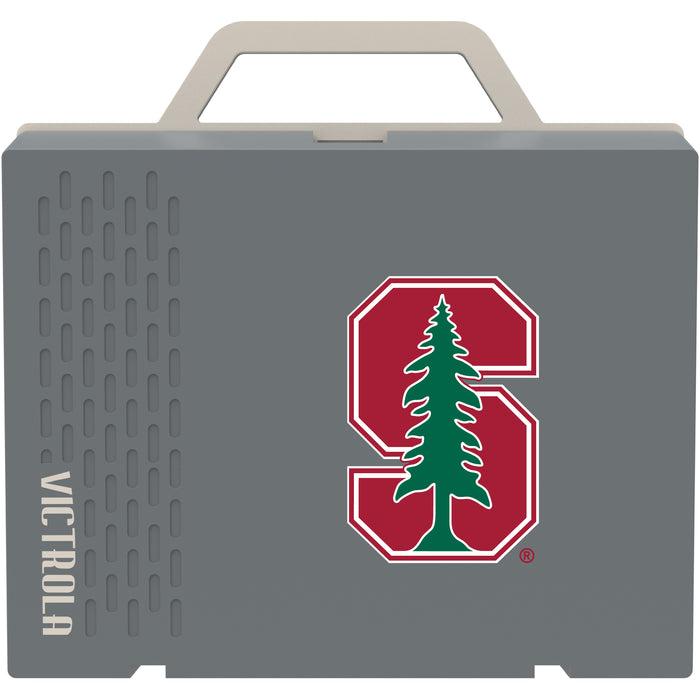 Victrola Re-Spin Sustainable Bluetooth Suitcase Record Player with Stanford Cardinal Primary Logo