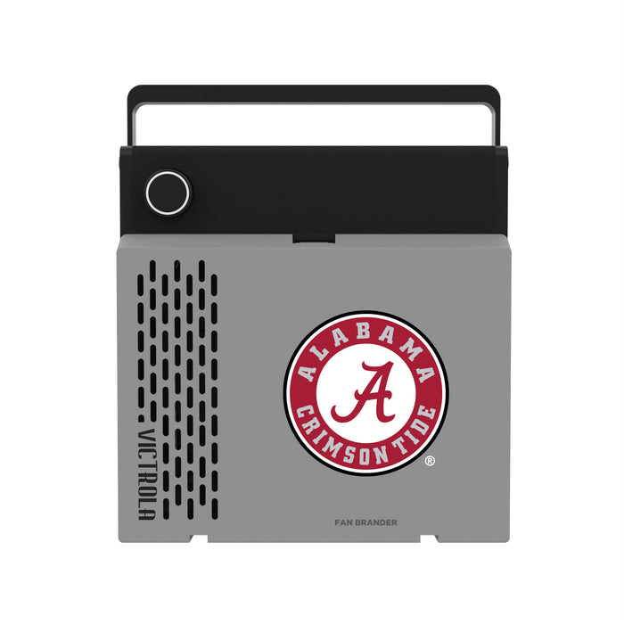 Victrola RevGo Record Player and Bluetooth Speaker with Alabama Crimson Tide Primary Logo