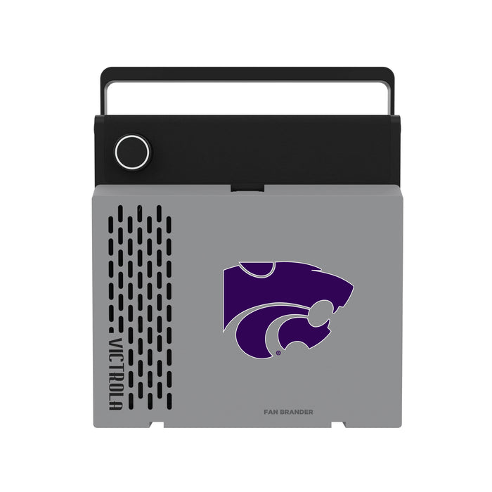 Victrola RevGo Record Player and Bluetooth Speaker with Kansas State Wildcats Primary Logo