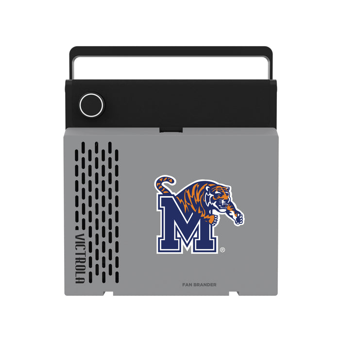 Victrola RevGo Record Player and Bluetooth Speaker with Memphis Tigers Primary Logo