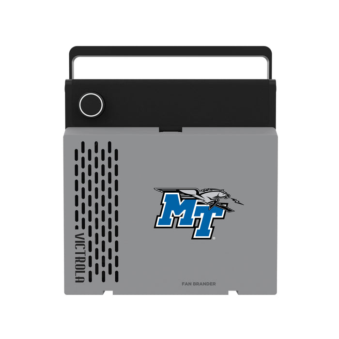 Victrola RevGo Record Player and Bluetooth Speaker with Middle Tennessee State Blue Raiders Primary Logo