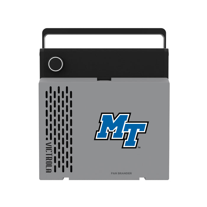 Victrola RevGo Record Player and Bluetooth Speaker with Middle Tennessee State Blue Raiders Secondary Logo