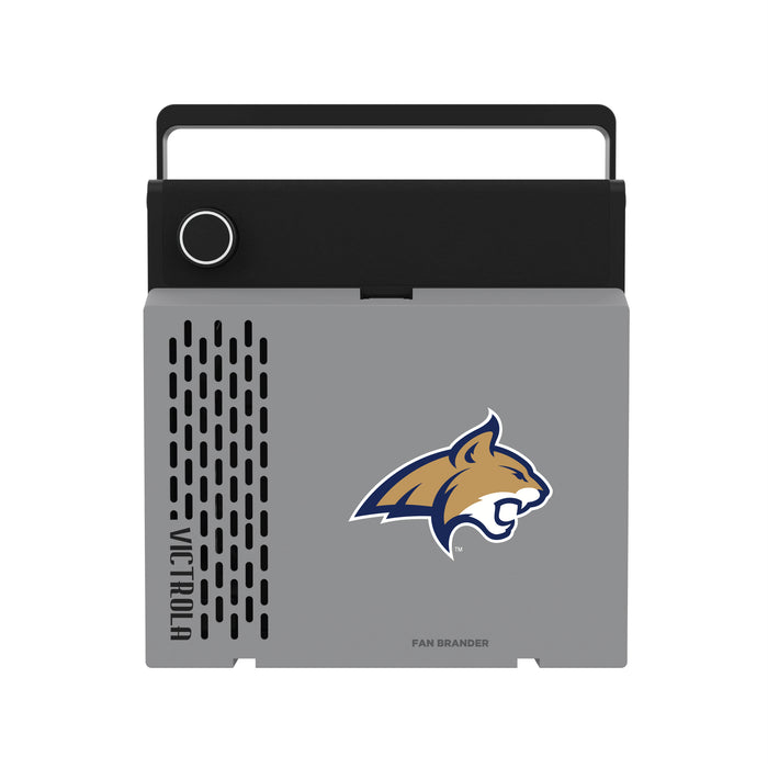 Victrola RevGo Record Player and Bluetooth Speaker with Montana State Bobcats Primary Logo