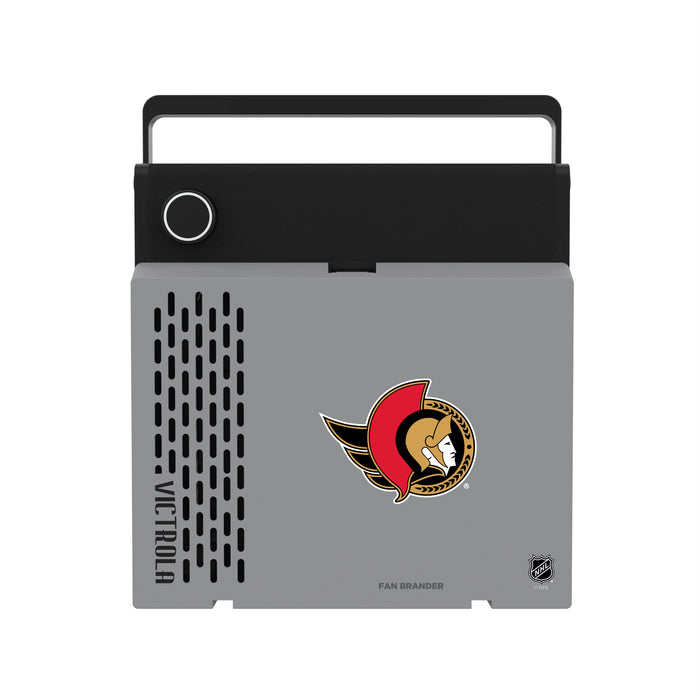 Victrola RevGo Record Player and Bluetooth Speaker with Ottawa Senators Primary Logo