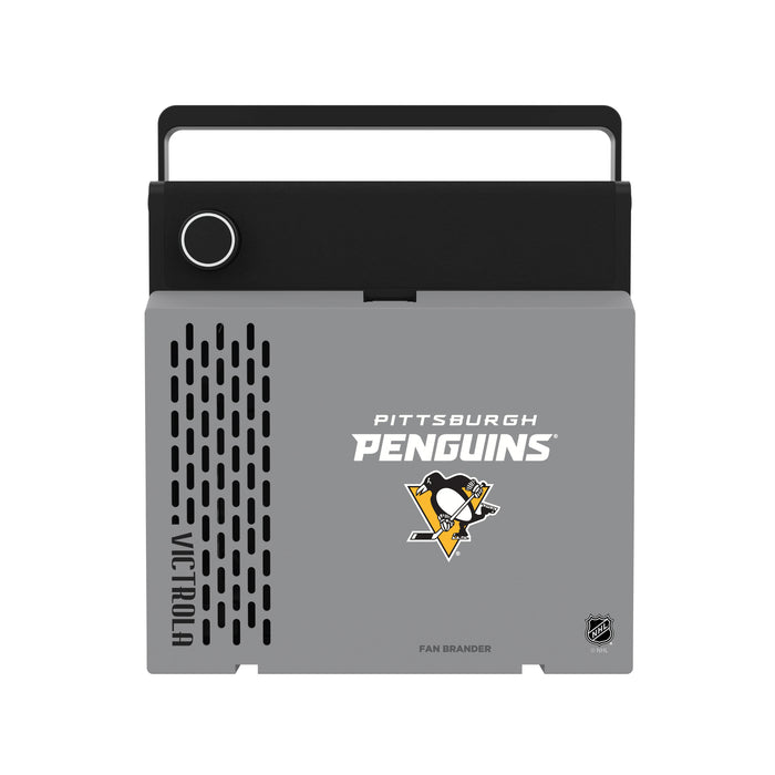 Victrola RevGo Record Player and Bluetooth Speaker with Pittsburgh Penguins Secondary Logo