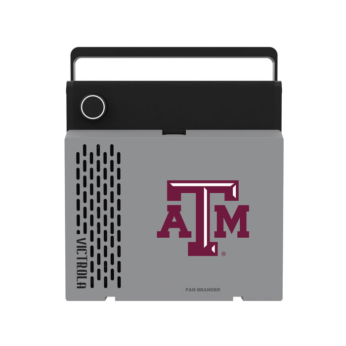 Victrola RevGo Record Player and Bluetooth Speaker with Texas A&M Aggies Primary Logo