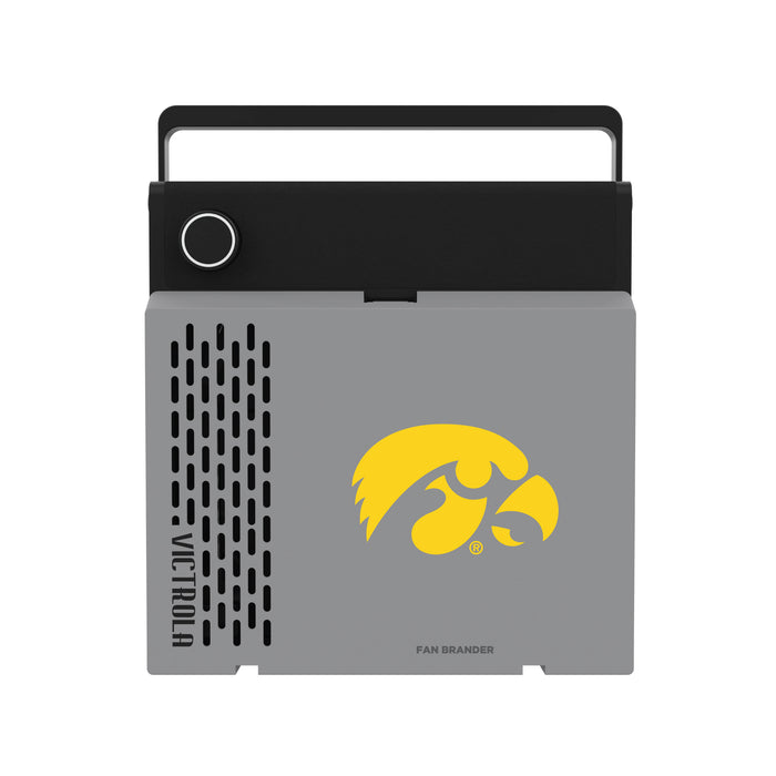 Victrola RevGo Record Player and Bluetooth Speaker with Iowa Hawkeyes Primary Logo