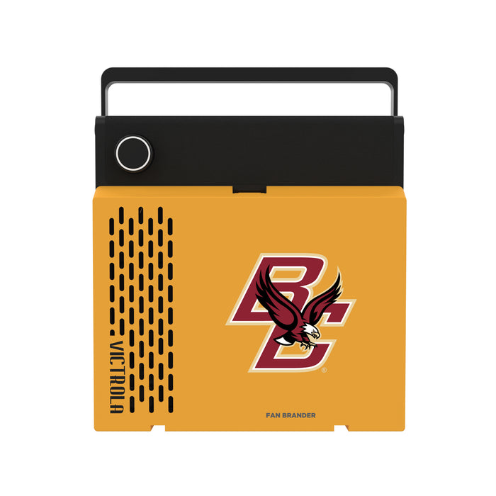 Victrola RevGo Record Player and Bluetooth Speaker with Boston College Eagles Primary Logo