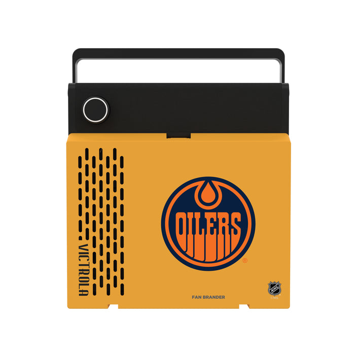 Victrola RevGo Record Player and Bluetooth Speaker with Edmonton Oilers Secondary Logo