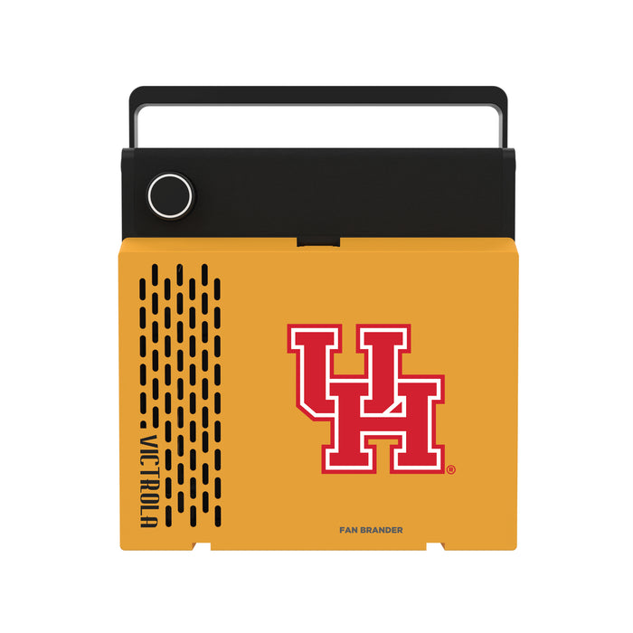 Victrola RevGo Record Player and Bluetooth Speaker with Houston Cougars Primary Logo