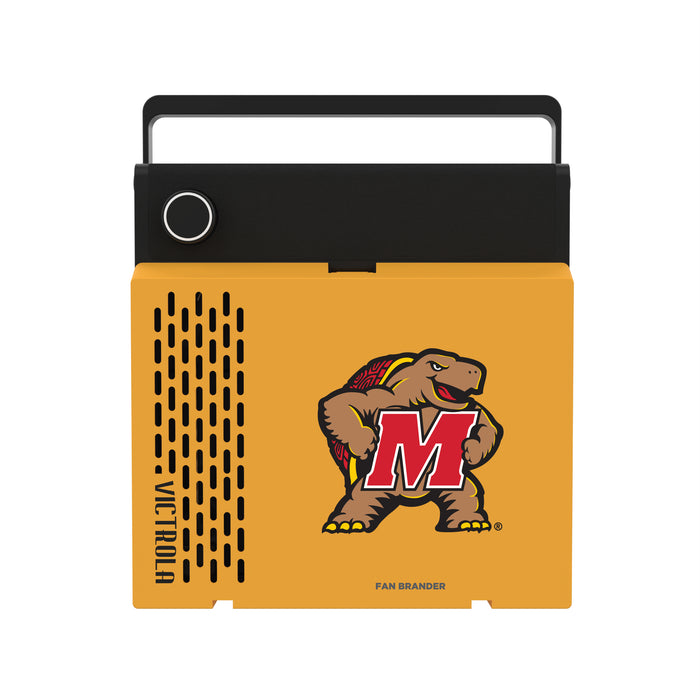 Victrola RevGo Record Player and Bluetooth Speaker with Maryland Terrapins Secondary Logo
