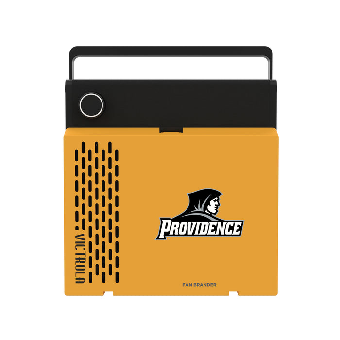 Victrola RevGo Record Player and Bluetooth Speaker with Providence Friars Primary Logo