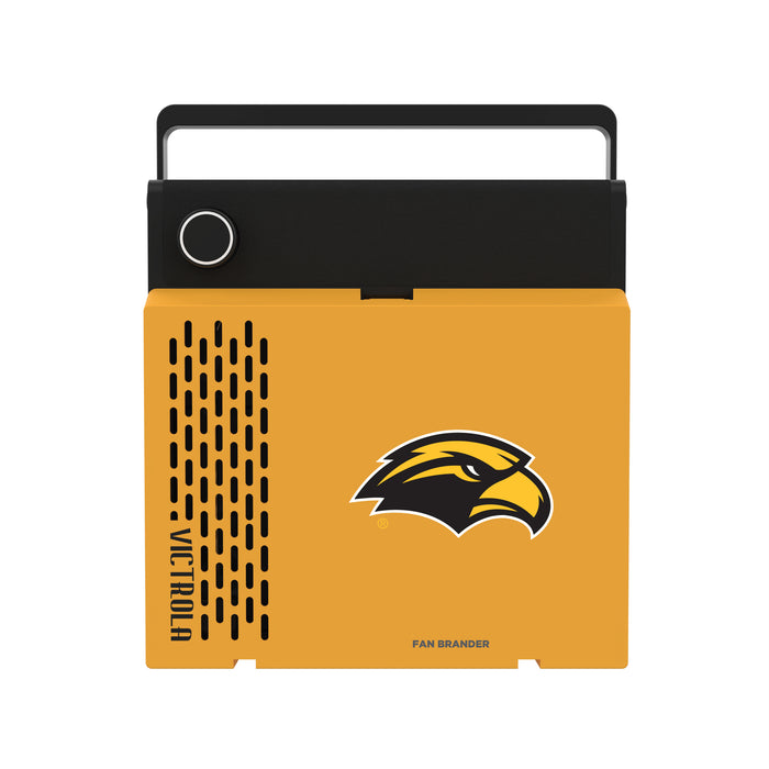 Victrola RevGo Record Player and Bluetooth Speaker with Southern Mississippi Golden Eagles Primary Logo