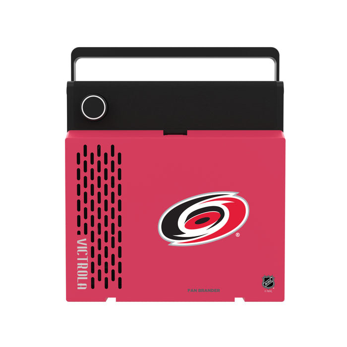 Victrola RevGo Record Player and Bluetooth Speaker with Carolina Hurricanes Primary Logo