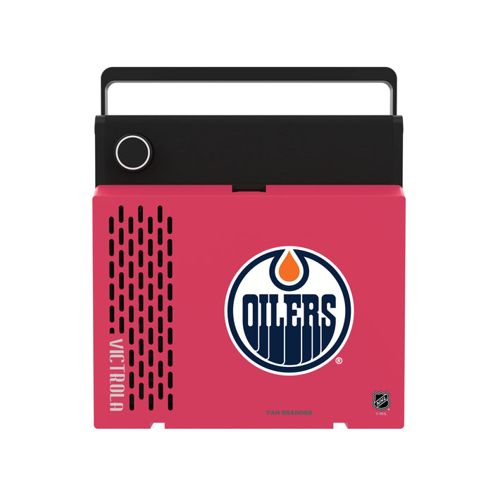 Victrola RevGo Record Player and Bluetooth Speaker with Edmonton Oilers Primary Logo