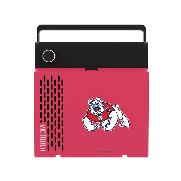 Victrola RevGo Record Player and Bluetooth Speaker with Fresno State Bulldogs Primary Logo