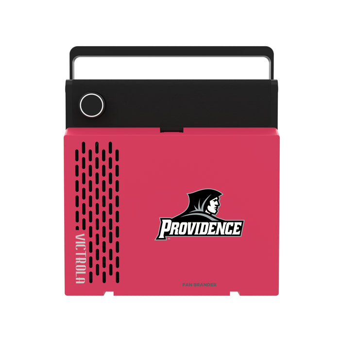 Victrola RevGo Record Player and Bluetooth Speaker with Providence Friars Primary Logo