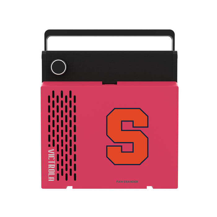 Victrola RevGo Record Player and Bluetooth Speaker with Syracuse Orange Primary Logo