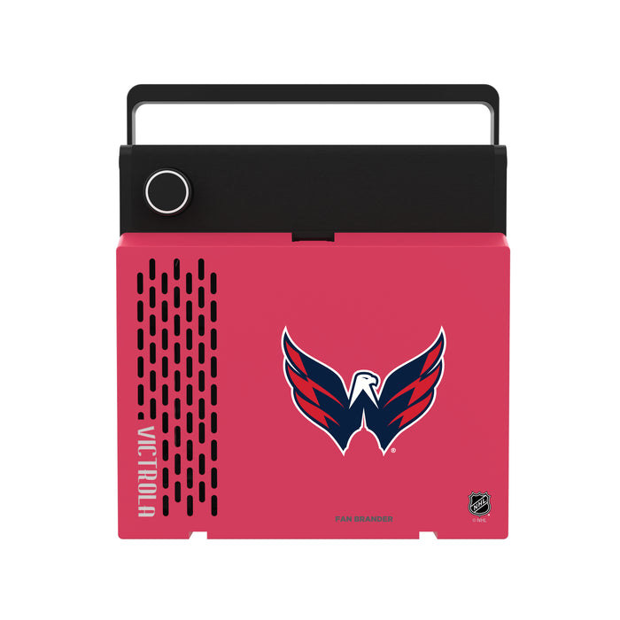 Victrola RevGo Record Player and Bluetooth Speaker with Washington Capitals Secondary Logo