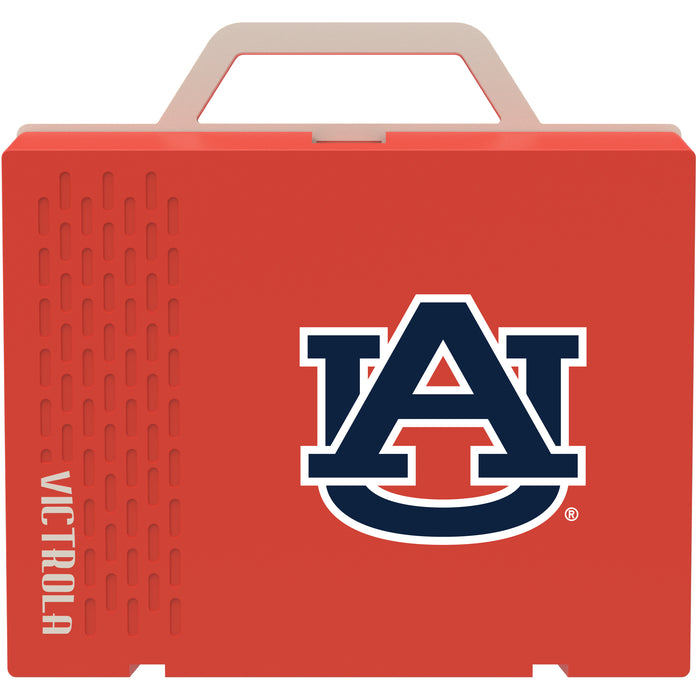 Victrola Re-Spin Sustainable Bluetooth Suitcase Record Player with Auburn Tigers Primary Logo