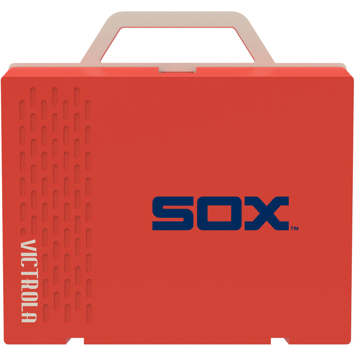Victrola Re-Spin Sustainable Bluetooth Suitcase Record Player with Chicago White Sox Secondary Logo