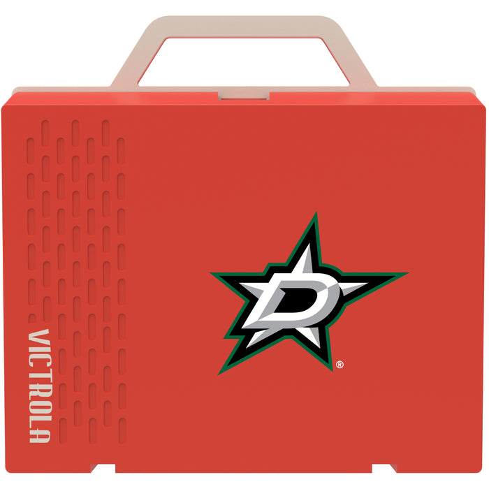 Victrola Re-Spin Sustainable Bluetooth Suitcase Record Player with Dallas Stars Primary Logo