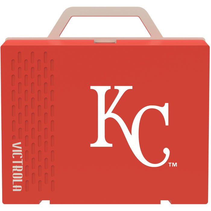 Victrola Re-Spin Sustainable Bluetooth Suitcase Record Player with Kansas City Royals Primary Logo