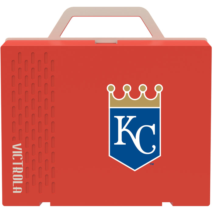 Victrola Re-Spin Sustainable Bluetooth Suitcase Record Player with Kansas City Royals Secondary Logo
