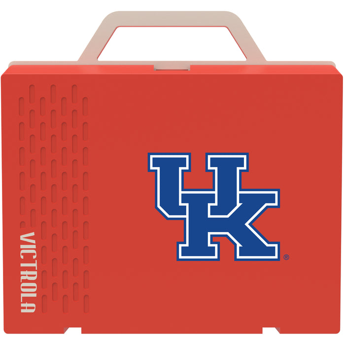 Victrola Re-Spin Sustainable Bluetooth Suitcase Record Player with Kentucky Wildcats Primary Logo