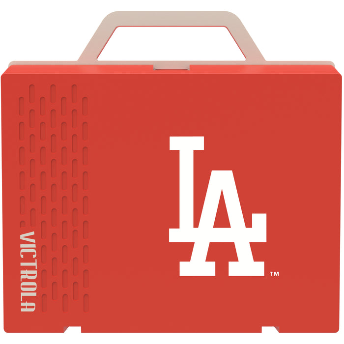 Victrola Re-Spin Sustainable Bluetooth Suitcase Record Player with Los Angeles Dodgers Primary Logo