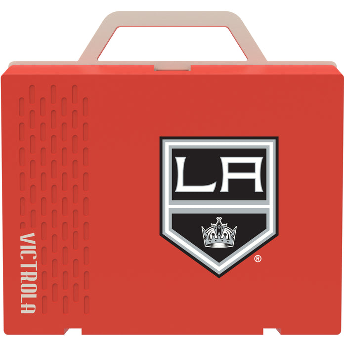 Victrola Re-Spin Sustainable Bluetooth Suitcase Record Player with Los Angeles Kings Primary Logo
