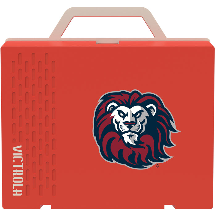 Victrola Re-Spin Sustainable Bluetooth Suitcase Record Player with Loyola Marymount University Lions Primary Logo
