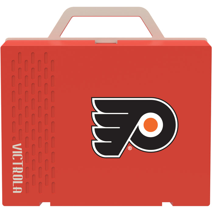 Victrola Re-Spin Sustainable Bluetooth Suitcase Record Player with Philadelphia Flyers Primary Logo