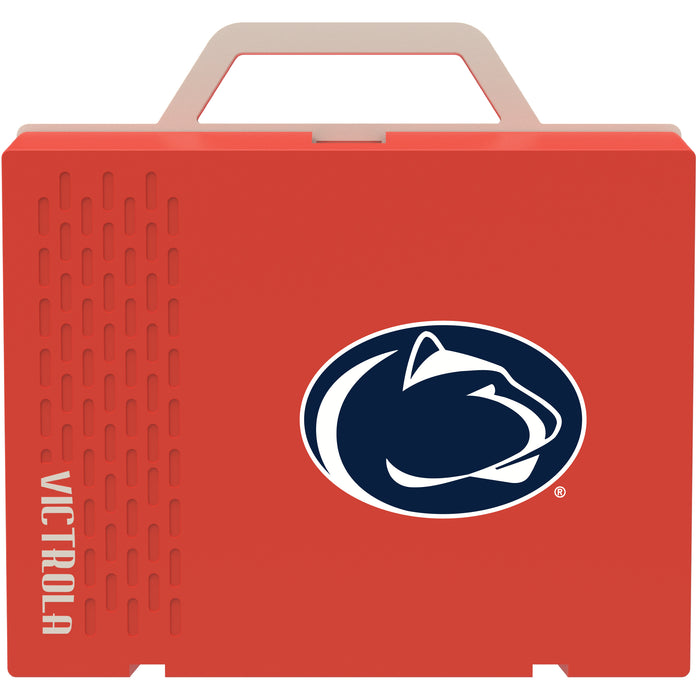 Victrola Re-Spin Sustainable Bluetooth Suitcase Record Player with Penn State Nittany Lions Primary Logo