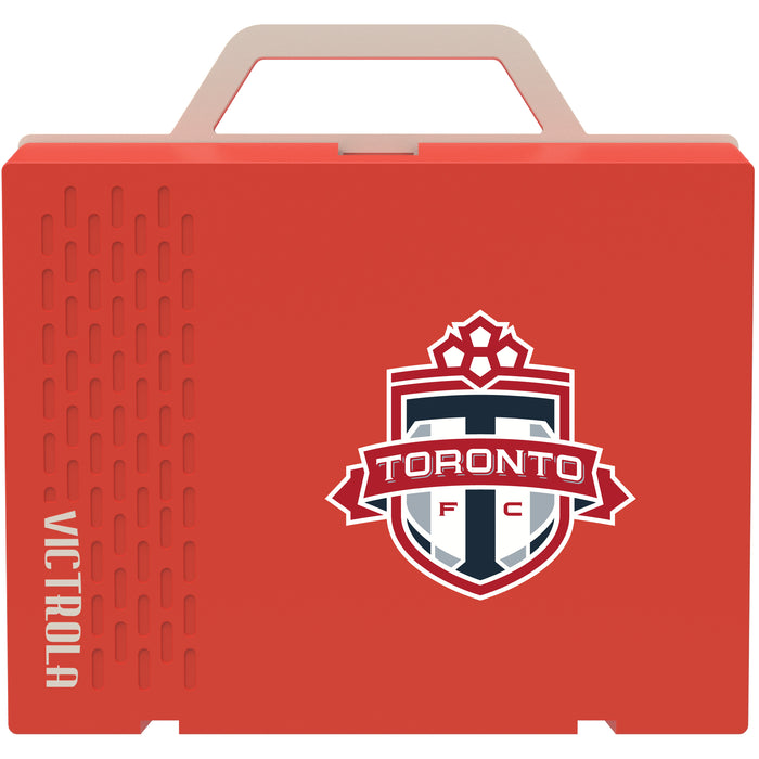 Victrola Re-Spin Sustainable Bluetooth Suitcase Record Player with Toronto FC Primary Logo